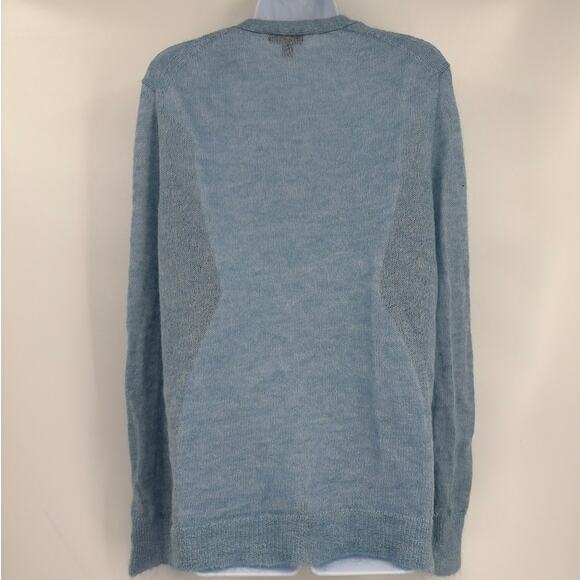 J Crew Mohair Cardigan Y2K Womens Sweater Sz M Cardigan Cozy Coquette Preppy - Picture 4 of 9